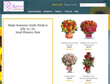 Tablet Screenshot of kutcheysflowers.com